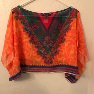 Body Central Poncho Style Top - Small